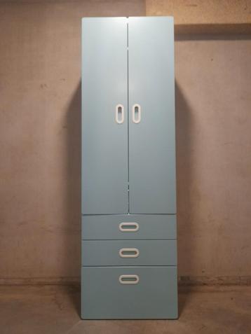 Te koop ikea stuva / smastad kledingkast blauw zgan. beschikbaar voor biedingen