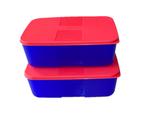 Tupperware Koelkastdoos 1,5L, Luchtdicht, NIEUW, Nieuw, Ophalen of Verzenden, Rood, Bus of Trommel