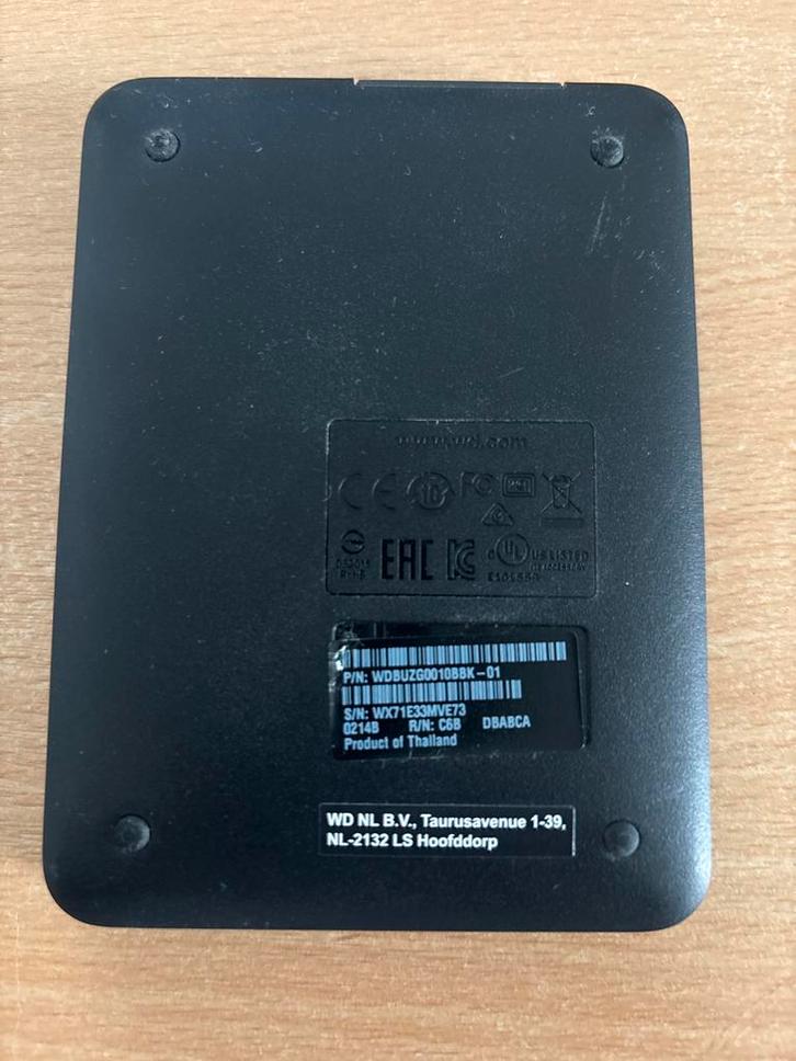 WD Elements 1TB Externe Harde Schijf, Computers en Software, Harde schijven, Gebruikt, Server, Extern, HDD, USB, Ophalen of Verzenden