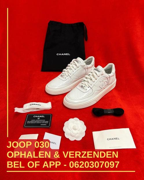 Chanel “23A” sneakers dames kalfsleer wit maat 39 nieuw, Kleding | Heren, Schoenen, Nieuw, Wit, Ophalen of Verzenden