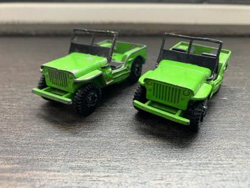 2x PlayArt U.S. Jeep | Groen | Made in Hong Kong beschikbaar voor biedingen