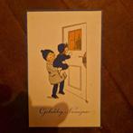 ansichtkaart Gelukkig Nieuwjaar (poststempel Amerongen 1924), Ophalen of Verzenden, Voor 1940, Gebruikt