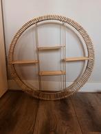 Rotan Wandrek Rond met Plankjes, Ophalen, Zo goed als nieuw