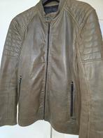 Strellson Premium Biker leren jas olijfgroen zgan maat 54, Maat 52/54 (L), Strellson, Ophalen of Verzenden, Zo goed als nieuw