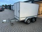 Gesloten Dichte aanhanger dubbelasser 750kg, Ophalen, Gebruikt