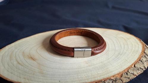 Energetix lederen armband - 25% korting, Sieraden, Tassen en Uiterlijk, Armbanden, Nieuw, Leer, Bruin, Ophalen of Verzenden