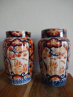 Paar antiek imari vazen, Ophalen of Verzenden