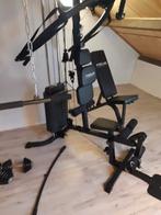 Fitness home gym. Met halterbankje en dumbells, Zo goed als nieuw, Ophalen