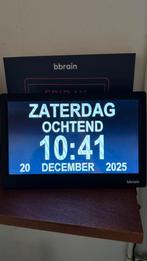 Bbrain Dementie klok als nieuw!, Ophalen of Verzenden, Zo goed als nieuw, Digitaal, Staande klok