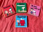 4 kartonnen boekjes Snoopy, Ophalen of Verzenden, Gelezen