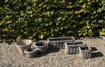 Rieten, rotan,rattan planten manden, Ophalen, Gebruikt, Rond