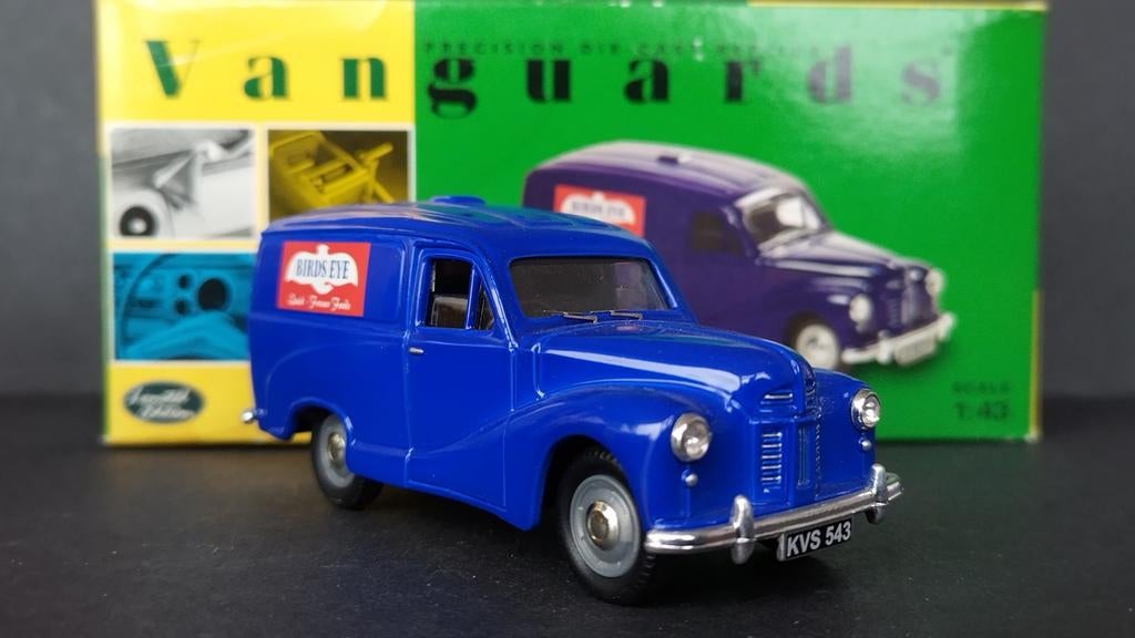 Austin A40 Birds Eye 1:43 Vanguards Pol, Auto, Nieuw, Le19 1rl Leicester uk, Corgi Vanguards ltd