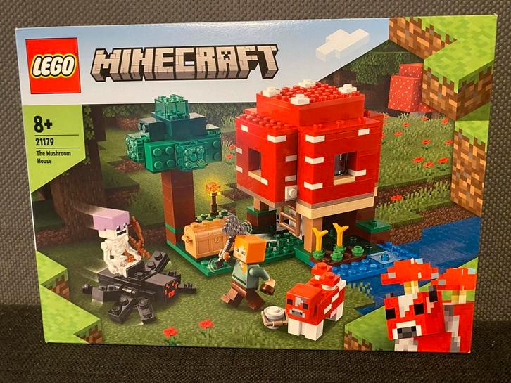 LEGO Minecraft 21179 Het Paddestoelhuis - Nieuw!, Kinderen en Baby's, Speelgoed | Duplo en Lego, Nieuw, Lego, Complete set, Ophalen
