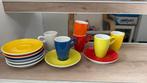 Originele Walkure 6 espressokopjes + schotel, Huis en Inrichting, Keuken | Servies, Ophalen of Verzenden, Zo goed als nieuw, Overige stijlen