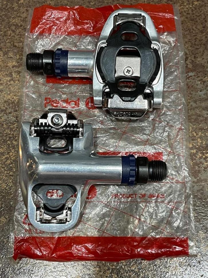 Shimano 105 PD-5500 klikpedalen, SPD-R incl plaatjes, Fietsen en Brommers, Fietsonderdelen, Nieuw, Racefiets, Crankstel of Pedalen