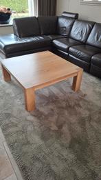 Eiken salontafel, Huis en Inrichting, Tafels | Salontafels, Eikenhout, 50 tot 100 cm, Vierkant, Zo goed als nieuw