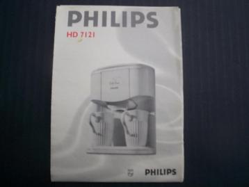 GEBRUIKSAANWIJZING Philips Café Duo HD 7121 Handleiding 7121 beschikbaar voor biedingen