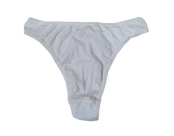 Katoenen String Wit One Size (276) beschikbaar voor biedingen