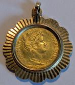 5 gulden munt in gouden hanger, Nederland 1912, Postzegels en Munten, Munten | Nederland, 5 gulden, Koningin Wilhelmina, Losse munt