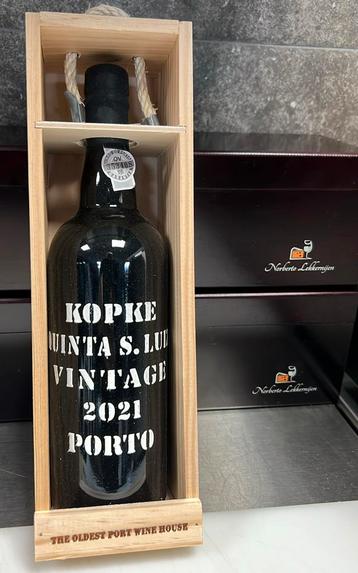 Kopke Quinta Sao Luiz Vintage Port 2021. 6 flessen in doos  beschikbaar voor biedingen