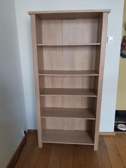 houten boekenkast, Huis en Inrichting, Kasten | Boekenkasten, Gebruikt, 50 tot 100 cm, 150 tot 200 cm, 25 tot 50 cm, Met plank(en)