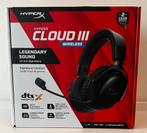 HyperX Cloud III Wireless - Zwart, Computers en Software, Headsets, Ophalen, Hyperx cloud lll, Nieuw, Draadloos