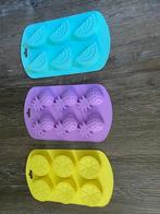 3 stuks ijsblokjesvormen fruit, Ophalen of Verzenden, Nieuw