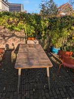 Gratis houten tuintafel voor opknapper, Ophalen, Gebruikt, Rechthoekig, Hout