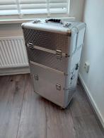 beautycase trolly, Sieraden, Tassen en Uiterlijk, Koffers, Ophalen, Gebruikt, Hard kunststof, Minder dan 50 cm