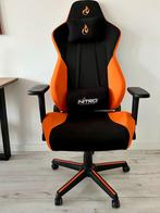 Gamestoel / bureaustoel Nitro concepts, Huis en Inrichting, Bureaustoelen, Ophalen, Gebruikt, Zwart, Bureaustoel