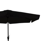 Stokparasol rond 3 meter model Gemini zwart, Ophalen of Verzenden, Nieuw, Minder dan 1 meter, Stokparasol