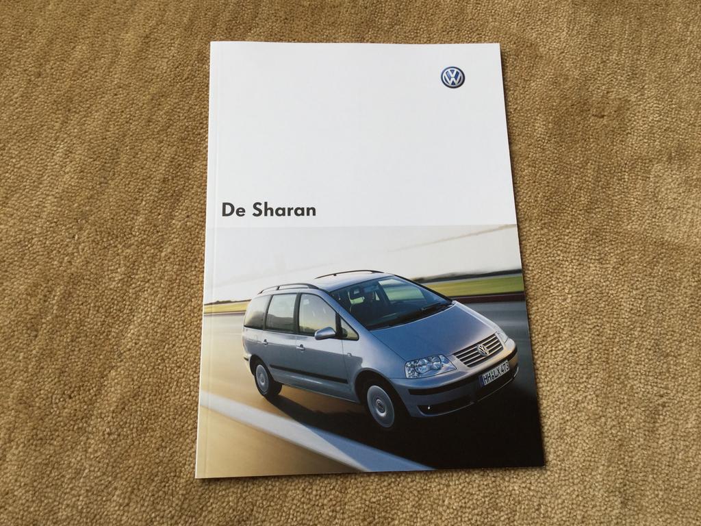 Volkswagen De Sharan folder brochure 2004, Ophalen of Verzenden, Nieuw, Volkswagen