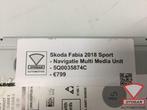 Skoda Fabia 2018 Navigatie Multi Media Unit 5Q0035874C, Auto-onderdelen, Ophalen of Verzenden, Gebruikt, Skoda