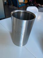 Aluminium Wijnkoeler - 'WINE' Inscriptie, Ophalen, Zo goed als nieuw, Minder dan 5 flessen, Metaal