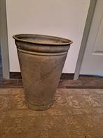 Zinken bloemen emmer, Huis en Inrichting, Emmers, Ophalen of Verzenden, Kunststof