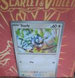 Starly 148 - normaal - scarlet & violet 3x, Hobby en Vrije tijd, Verzamelkaartspellen | Pokémon, Ophalen of Verzenden, Zo goed als nieuw