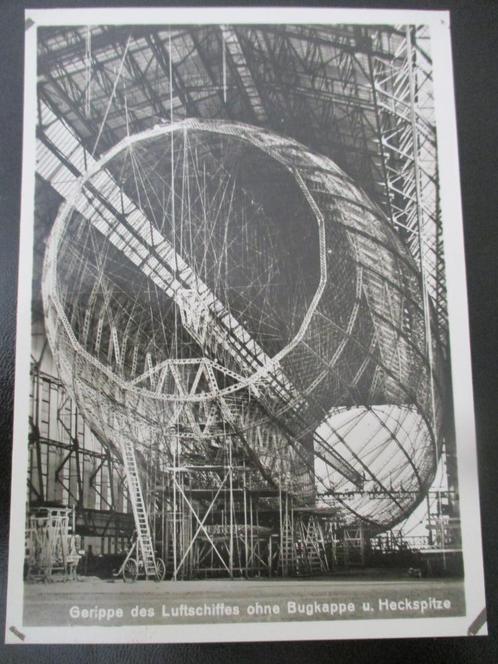 3e Rijk postkaart - Zeppelin, Verzamelen, Militaria | Tweede Wereldoorlog, Luchtmacht, Foto of Poster, Duitsland, Verzenden