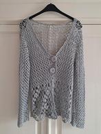Mooi lichtgrijs gehaakt vest. Ibiza-look., Kleding | Dames, Truien en Vesten, Ophalen of Verzenden, Gedragen, Grijs
