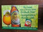 grolsch reclame bier borden feesthok mancave bierbord, Verzamelen, Biermerken, Ophalen, Zo goed als nieuw, Reclamebord, Plaat of Schild