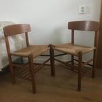 2 Borge Mogensen Mobler J-39 vintage design kirkestol stoel, Ophalen, Gebruikt, Nvt, Eén