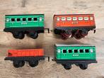 modeltrein blikken wagons spoor 0 antiek, Overige merken, Gebruikt, Gelijkstroom, Wagon