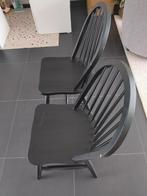 Windsor stoelen 2 stuks zwart, Ophalen