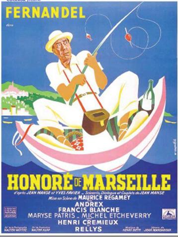 11) FERNANDEL Honoré de Marseille, Francis Blanche (1956). beschikbaar voor biedingen
