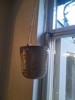 Vintage hang pot bloempot hangend., Rond, Ophalen of Verzenden, Zo goed als nieuw, Aardewerk