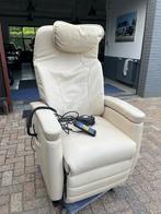 Fitform sta op stoel beige, Huis en Inrichting, Fauteuils, Ophalen, Gebruikt, Minder dan 75 cm, Leer