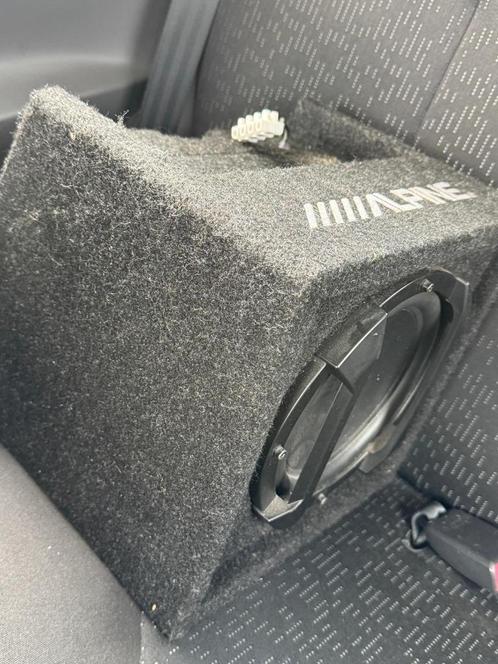 Alpine subwoofer, Audio, Tv en Foto, Luidsprekers, Gebruikt, Subwoofer, 120 watt of meer, Overige merken, Ophalen