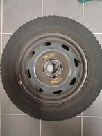 Stalen velgen met Michelin winterbanden 195/65R15, Gebruikt, 15 inch, Banden en Velgen, Personenwagen