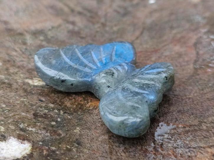 Mooie labradoriet vlinder, Sieraden, Tassen en Uiterlijk, Edelstenen, Ophalen of Verzenden