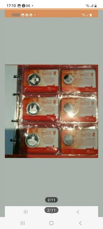 COINCARD ALBUM 200 JAAR NEDERLAND KAVEL NR 90 beschikbaar voor biedingen