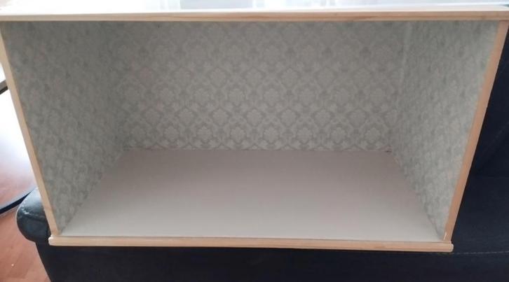 2 KIJKKASTEN POPPENHUIS 1:12, Verzamelen, Poppenhuizen en Toebehoren, Zo goed als nieuw, Ophalen